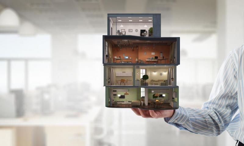 Le plan 3D en amont facilite l'agencement du bureau &agrave; Chartres